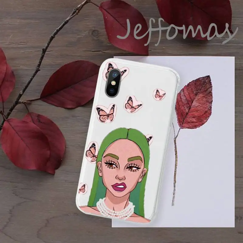 

Funny Letter Karma is A Phone Case Transparent for iPhone 11 12 mini pro XS MAX 8 7 6 6S Plus X 5S SE 2020 XR