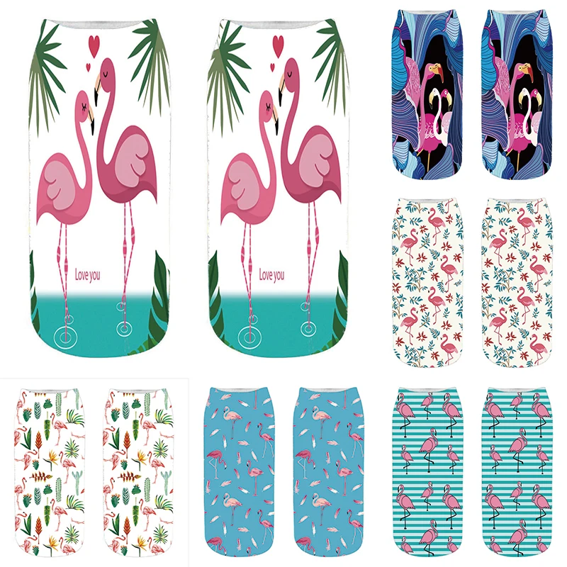 Носки мужские/женские с 3D принтом милые смешные короткие хлопковые носки унисекс