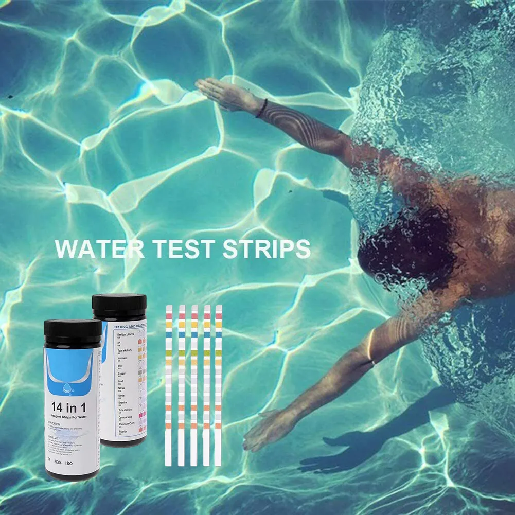 

Tap Water Test Strip Water 1 Package Well 14-In-1 50pcs Aquarium Copper
