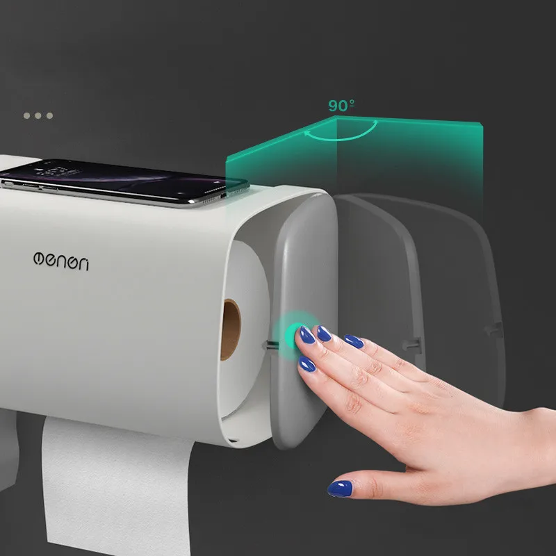 Водонепроницаемый держатель туалетной бумаги для ванной комнаты настенный ящик