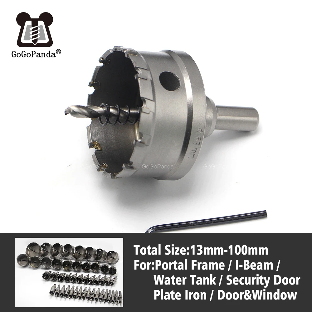GOGOPANDA Бесплатная доставка 13 100 мм сверло с ядром из твердого сплава металлической