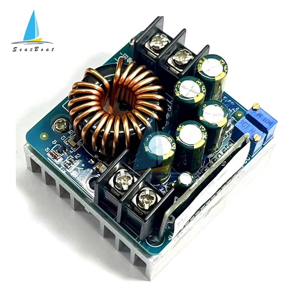 

400W Max 15A DC-DC Step Down Buck Converter 10.5-60V to 0-45V Constant Voltage Constant Current Adjustable Power Supply Module