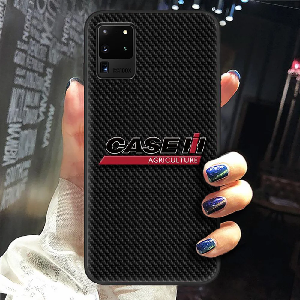

CASE IH Tractor brand Phone Case Cover Hull For Samsung Galaxy S 6 7 8 9 10 e 20 edge uitra Note 8 9 10 plus black cover pretty