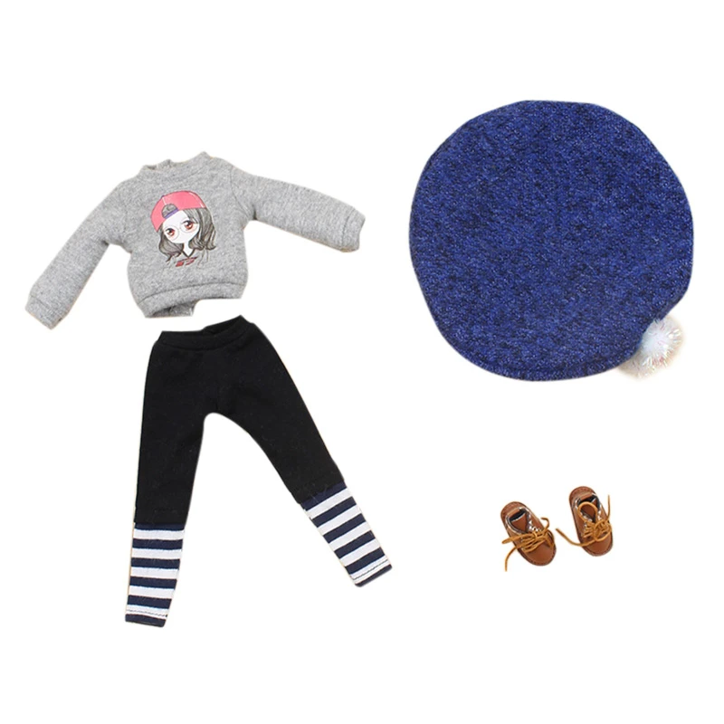 Ледяная кукла DBS Blyth игрушка наряд ледяной licca модный костюм одежда с шляпой и