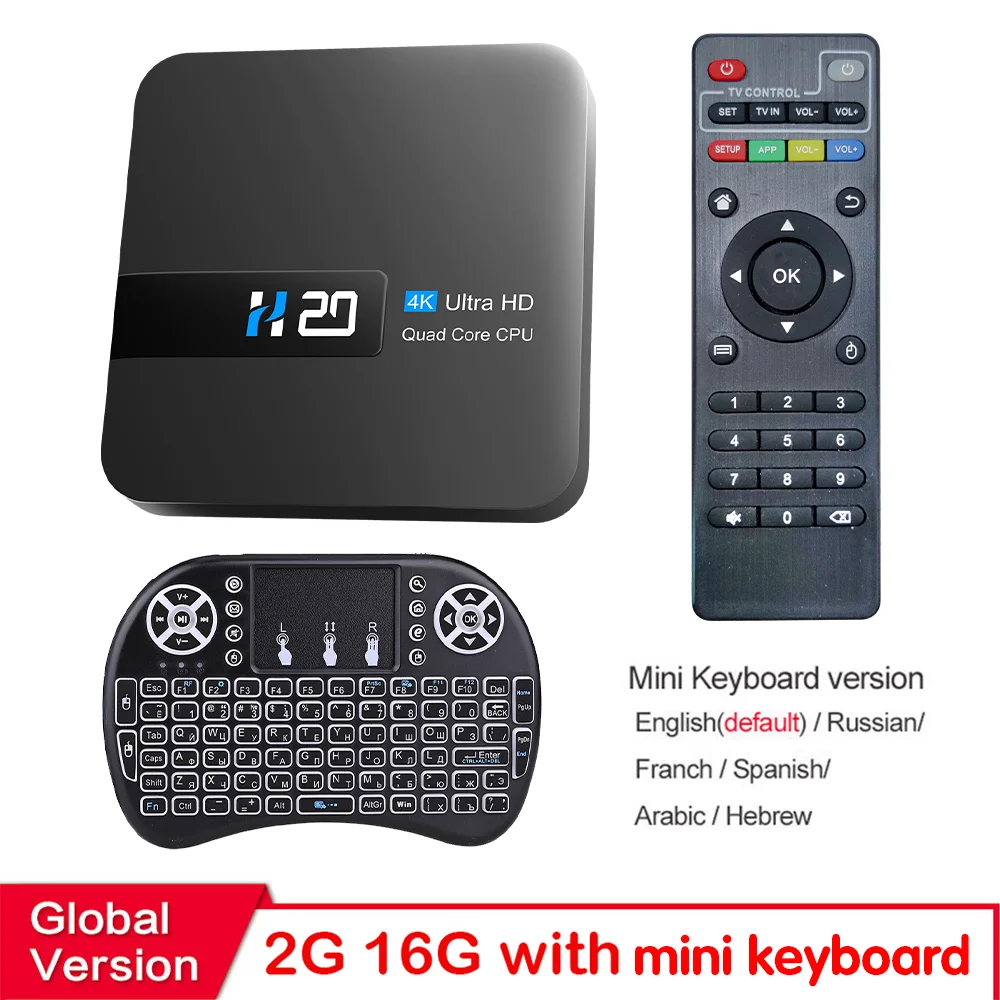 

HONGTOP android tv box android 10 2 Гб 16 Гб Youtube 4k Медиаплеер smart android tv box 2,4G wifi google assistant tv box android