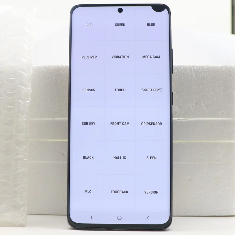 Tanie Oryginalny AMOLED LCD Do Samsung Galaxy S21 Ultra G998B G998F G998U G998W Wyświetlacz Lcd Ekran Dotykowy Wymiana Digitizer Zgromadzenie