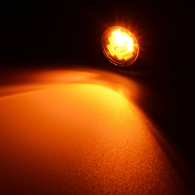 

Waterproof 10PCS 4014 12LED Eagle Eye Daytime Running Light 12V 5W Aluminum Alloy + Condenser Lens White Amber Switchback