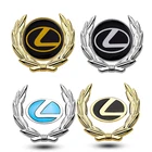 Металлическая наклейка с боковой эмблемой для Lexus Badge LX470, LX570, RX350, IS300, ES350, IS250, CT200H, NX200T, ES250, стикер на автомобильное окно, багажник