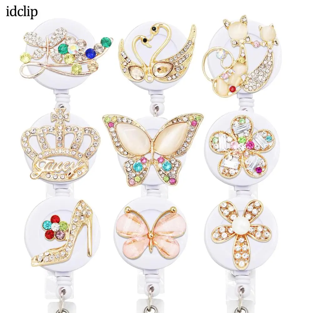 Выдвижной держатель Бейдж idclip с зажимом крокодил|Бейджи и аксессуары| |