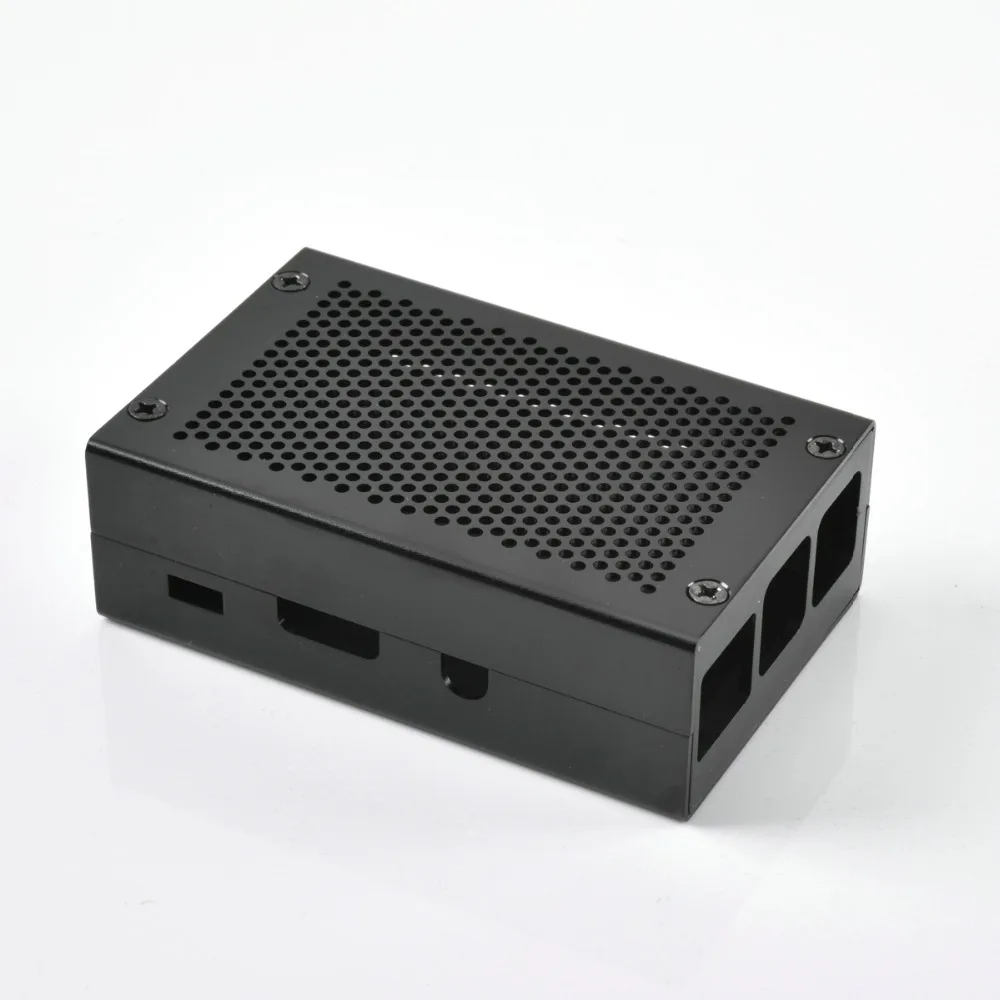 Алюминиевый Чехол для Raspberry Pi 3 серебристый металлический корпус совместимый с