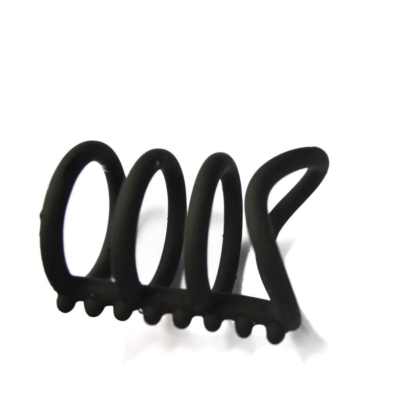 Кольца на пенис 4 в 1 Мужская силиконовая Задержка эякуляции тренажер для