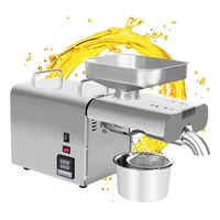 220v 110v automatic oil press machine commercial home oil extractor expeller sunflower olive presser