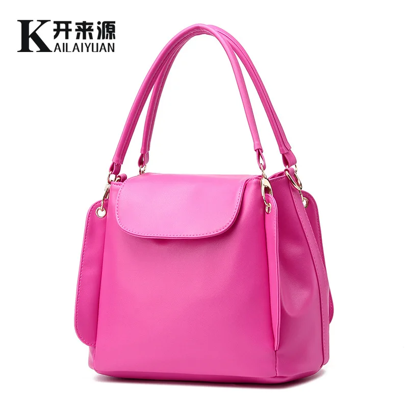 

100% Genuine leather Women handbags 2021 new handbag bag ladies classic casual three soft Crossbody Bag female hand bill lading