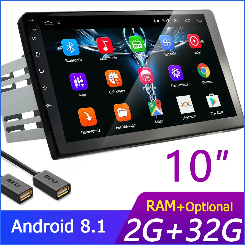 10 inche 2G 32G Автомагнитола 2 din 1" Android мультимедийный плеер gps wifi Bluetooth плеер для Toyota Volkswagen hyundai Киа Renault Suzuki 1G 2G 4 - Цвет: 10 inche 2G 32G