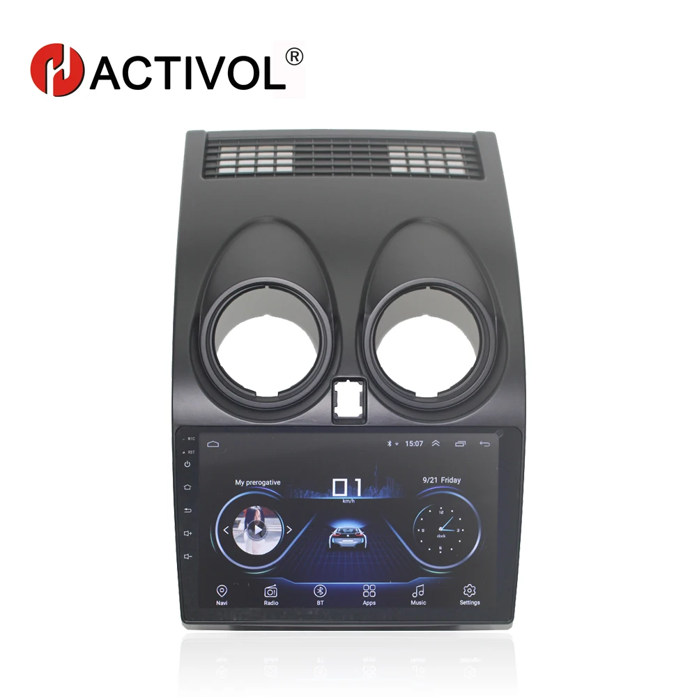 HACTIVOL 9 &quot1024*600 четырехъядерный android 8 1 автомобильное радио для Nissan Qashqai 2009