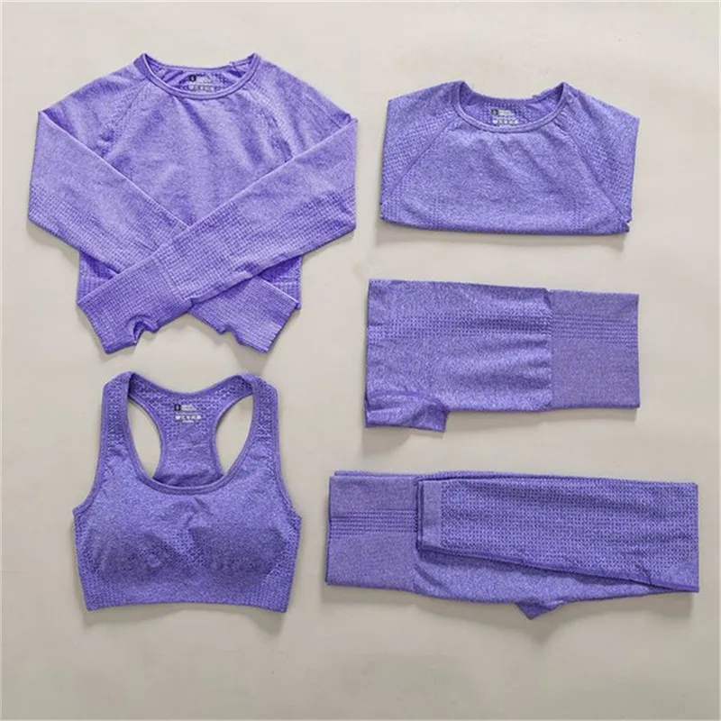 2/3/5 шт. женский спортивный костюм для занятий йогой