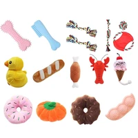 funny pet dog toys interactive dog chew bite resistant cleaning teeth toy plush soft puppy bite squeaky toys pet dogs supplies