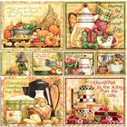 Новый DIY полный вышивка чайник десерт Стразы алмазная живопись фотография мозаики украшение для дома