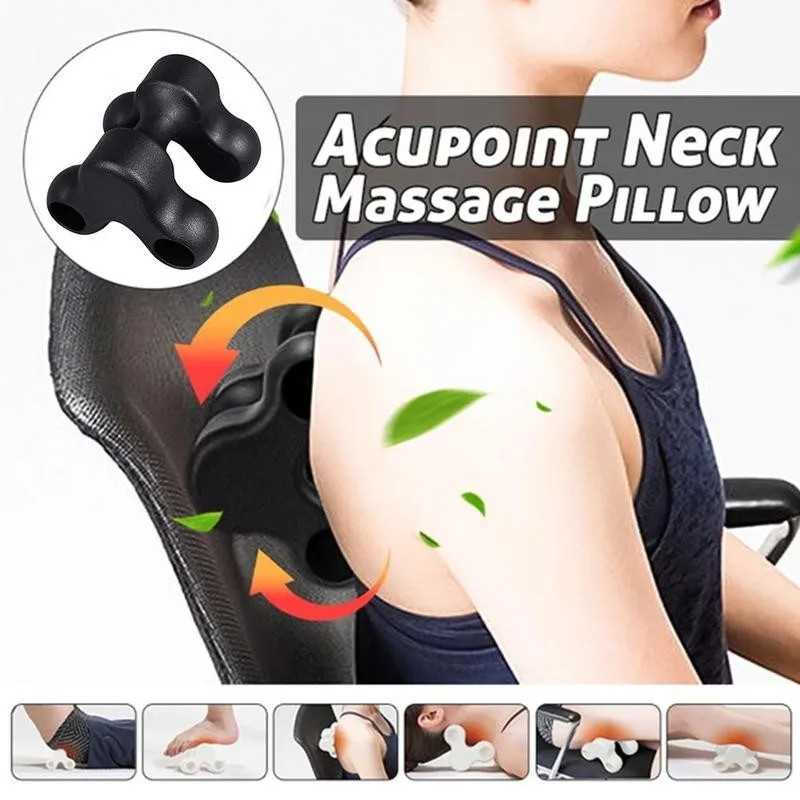 

Neck Massager Cervical Spine Sauna Massage Back Shoulder Acupoint Body Bone Massage Tool Care Pillow Massage Health Points H3I0