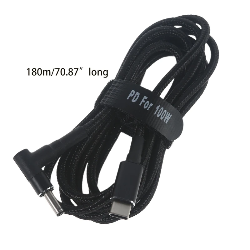 

H8WA Light Weight Type-C Male to DC 4.0 X1.35mm Cable PD 100W Digtal Product Accessories Durable Power Adapter Wire