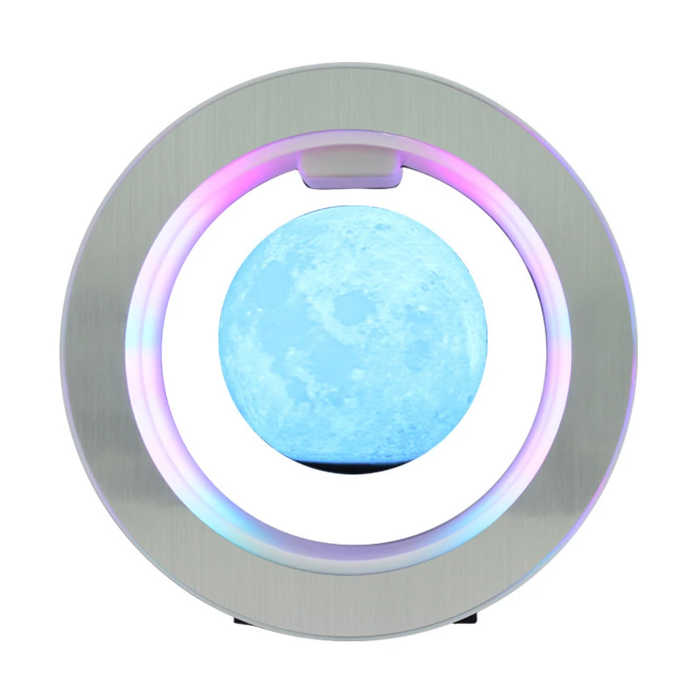 구매 4 인치 LED 달 참신 공 빛 자기 부상 플로팅 글로브 전자 조명 반 중력 야간 램프 홈 장식