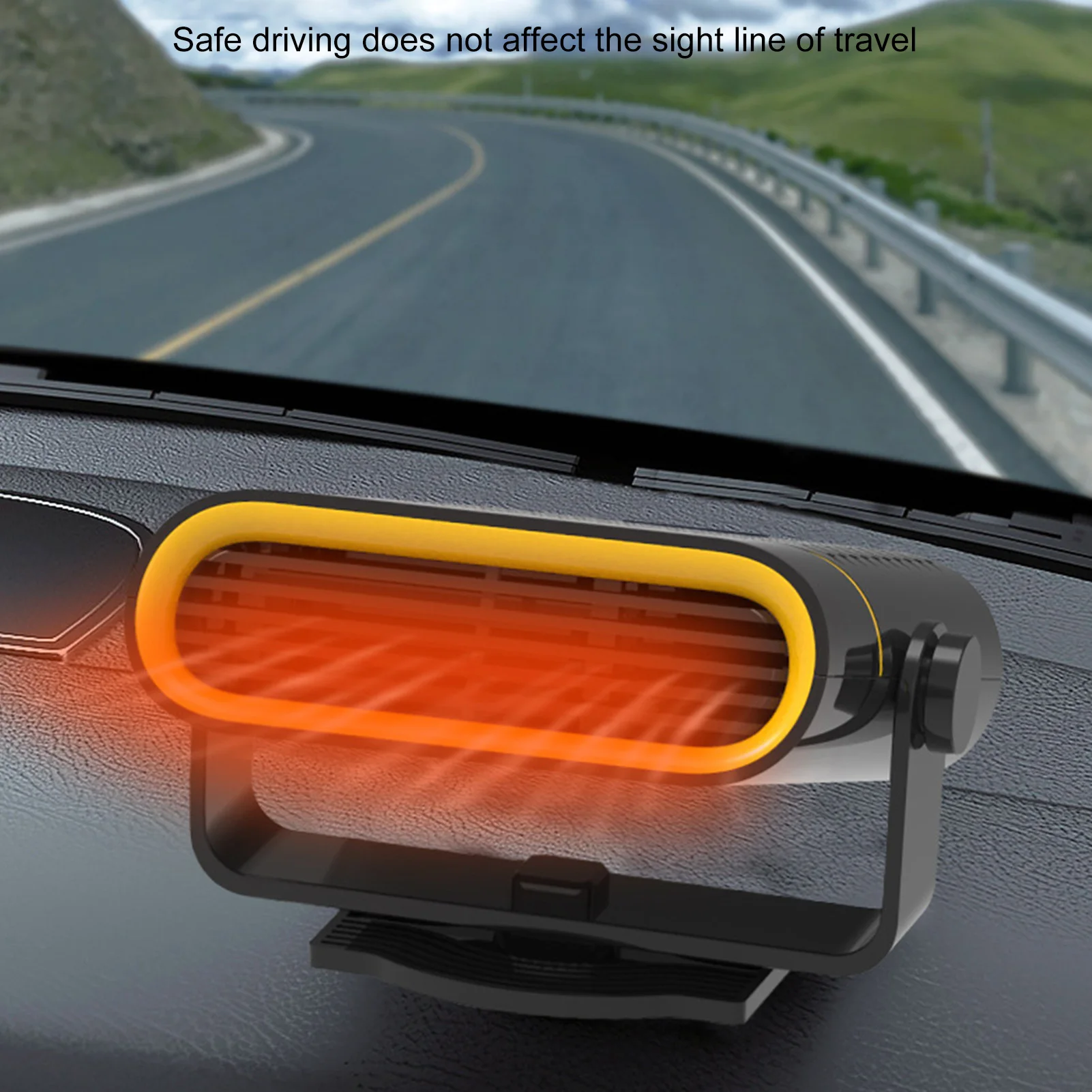 

12V/24V Rotatable Car Fan Heater Multipurpose Quick-heating Auto Car Vehicle Defroster 2 in 1 Auto Car Portable Heater