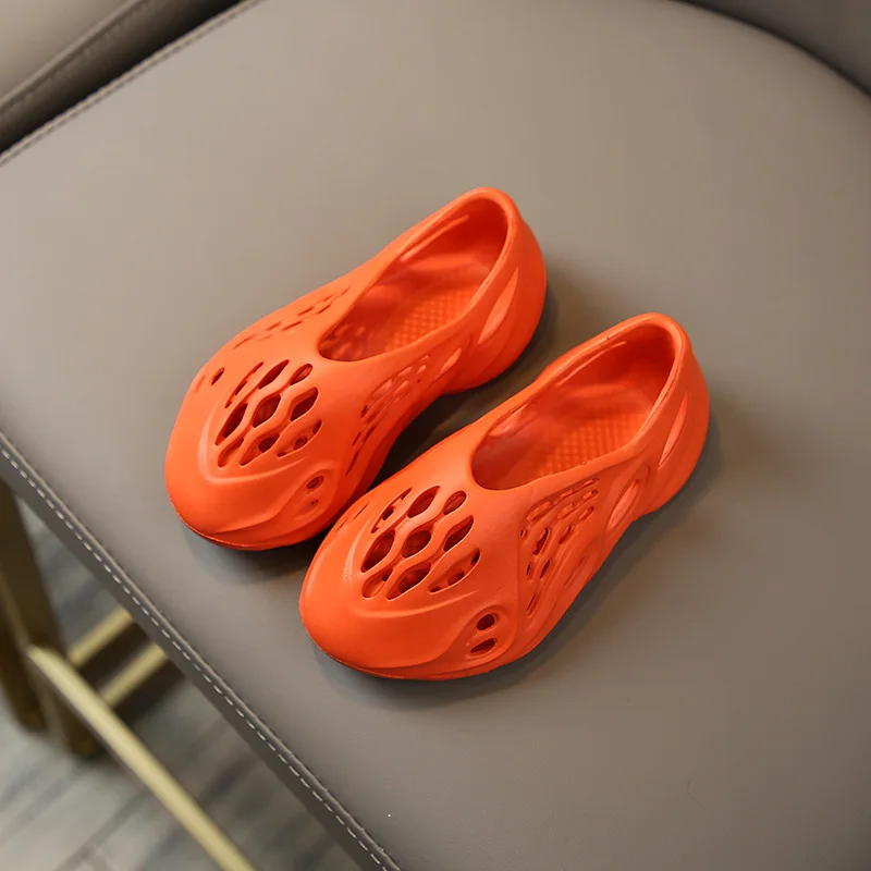 

Summer New Fashion Kids Boys And Girls Coconut Hole Shoes Ins Roman Sandals Baotou Beach Shoes Children's Casual Shoes Ks01