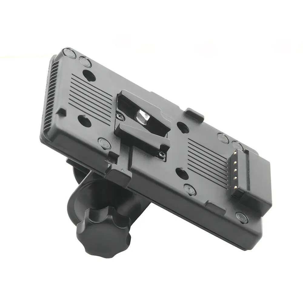 V образное Крепление Адаптер питания аккумулятора с D Tap и зажимом для видеокамеры