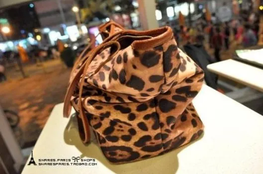 

2020 New Retro Leopard Bag beermmay Simple Handbags Hand Bag Shoulder Bag