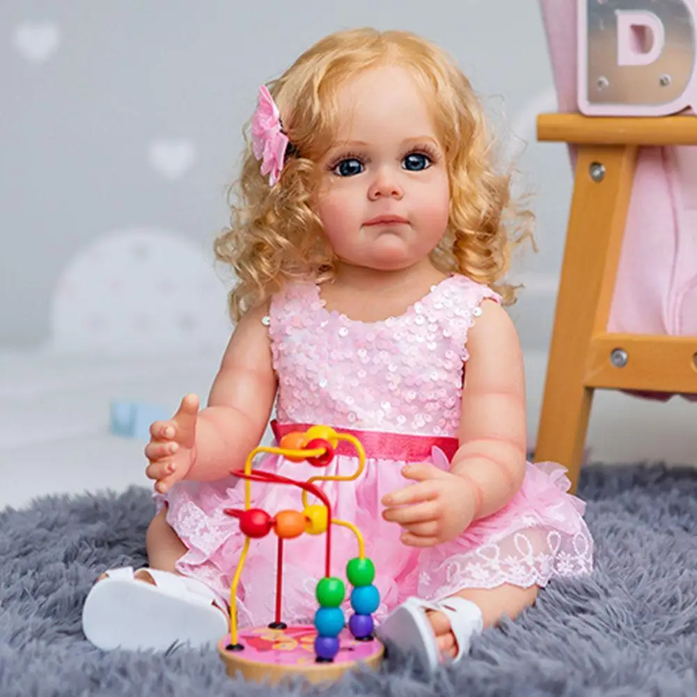 

Limited Edition 22Inch Doll Set With Complete Arms Legs Diy Unassembled Dolls Kit Soft Fresh Color Vinyl Popular Doll Gift Spot