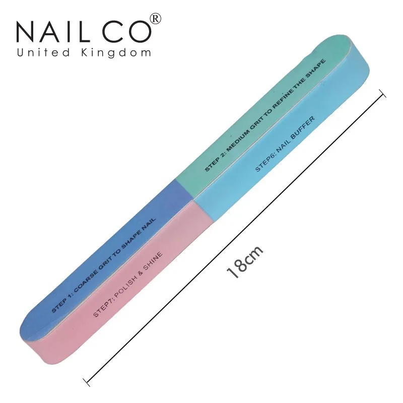 Пилка для ногтей NAILCO шестигранная буффа многофункциональный буфер матированные