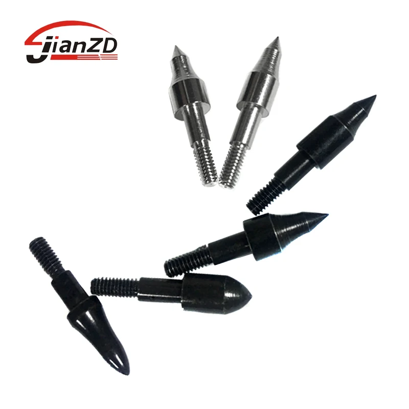 

75/100 Grain target arrow Tip Archery Broadhead Arrow Head With Aluminum Insert Fit ID6.2 Arrow Shaft Free shipping