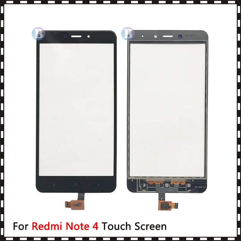 10 шт./лот для Xiaomi Redmi Note 1 2 3 / 4 4X сенсорный экран дигитайзер Датчик внешняя Передняя