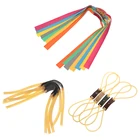 15 шт. портативный резиновый Эластичный банджи Прочный Открытый латексная трубка Рогатка катапульта противоскользящая кожа высокое качество банджи игрушки