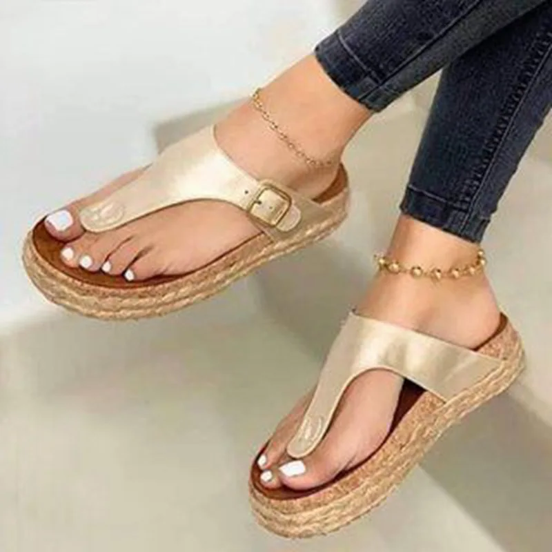 

Summer Women Sandals British Fashion Flip Flops Cork Trend Men Women Flip Flops Outdoor Slippers 2021 Trend shoes sandals women