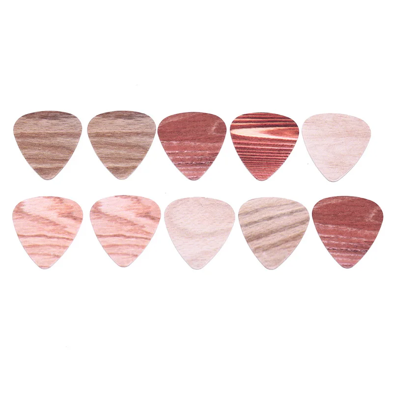 

10x plastic Picks & Guitar Pick Holder Set Plectrum Celluloid Assorted musical instrument thickness Random Color 0.46/0.71/1.0mm