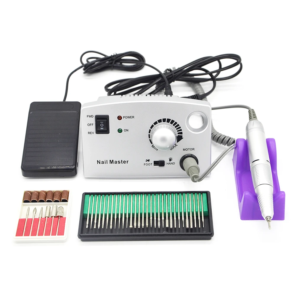 Электрическая дрель для ногтей фрезерный станок маникюра оборудование набор