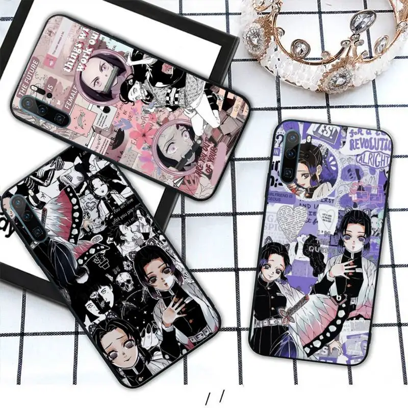 

Kimetsu No Yaiba Demon Slayer Phone Case For Huawei honor Mate P 10 20 30 40 i 9 8 pro x Lite smart 2019 nova 5t