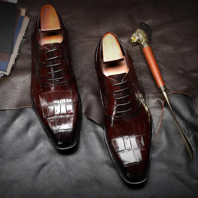 

Men PU Leather Fashion Shoes Low Heel Dress Shoes Brogue Shoes Spring Ankle Boots Vintage Classic Male Casual HC864