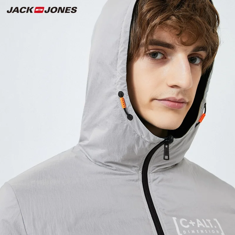 JackJones новый модный мужской контрастный двусторонний короткий пуховик Мужская