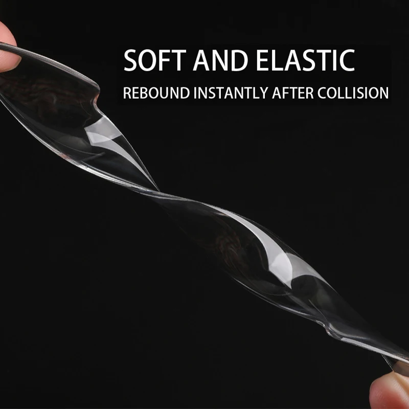 Прозрачная Противоударная полоса боковая устойчивая к царапинам и