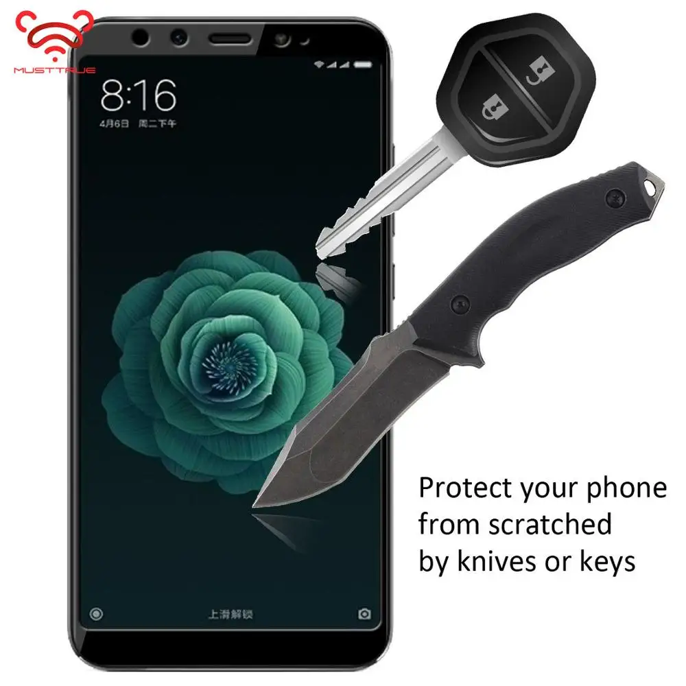 Защитная пленка MUSTTRUE из закаленного стекла для Xiaomi Redmi mi 8 x 2 Red Note 6 Pro Note7 Pocophone F1 |