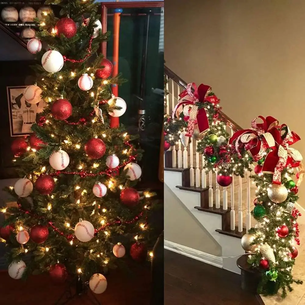 24 шт. Рождественские шары украшения Рождественская елка подвесные для праздника