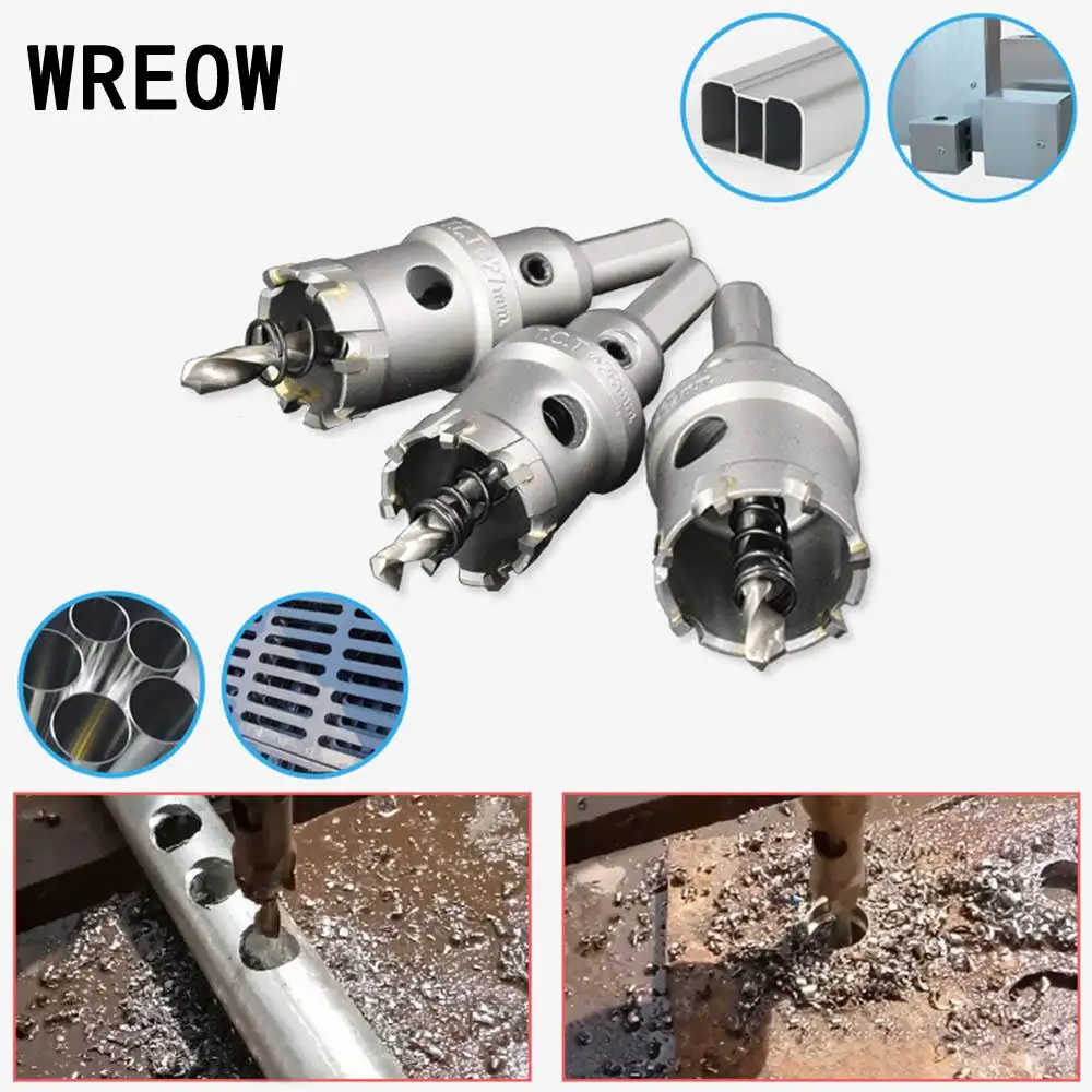 

Твердосплавное сверло TCT Holesaw, сверло с 3 боковыми хвостовиками для стали, металла, дерева