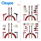 Cleqee телефон со сменными иглами, тестовый идентификатор для цифрового мультиметра, кабель с щупом для мультиметра