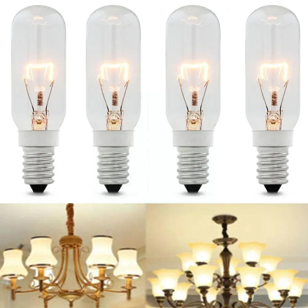 

40W E14 Screw Halogen Bulb 240v Bulb Replacement Crystal Chandelier For Home Kitchen Bedroom Lighting Screw Halogen Bulb E6I9