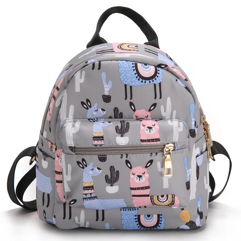 Нейлоновые модные милые школьные ранцы с мультяшным единорогом Фламинго