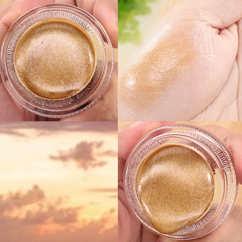 Гелевые тени для век 7 цветов жидкие монохромные блестящие с высокой подсветкой