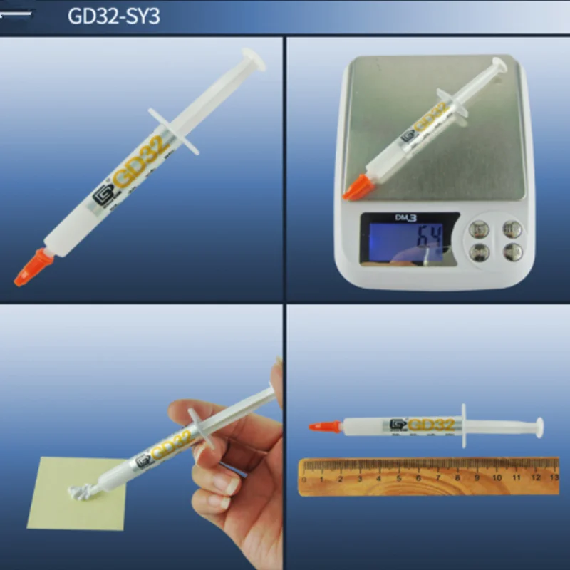 Теплопроводящая паста GD900 серая термопаста Для ЦП 1/3/7/15/30 г|Кулеры и системы