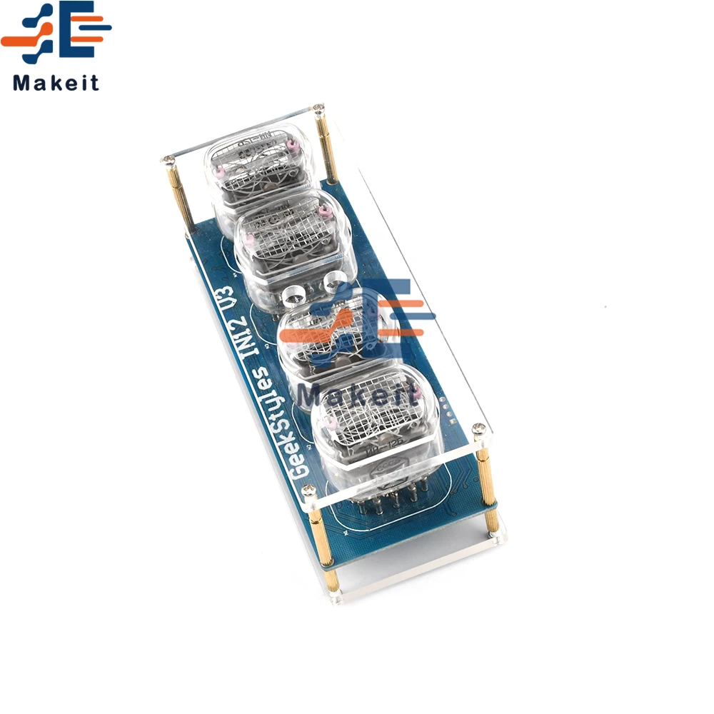 Micro USB IN12 в-12 PCBA светящаяся трубка &quotсделай сам&quot Ретро часы модуль газоразрядный